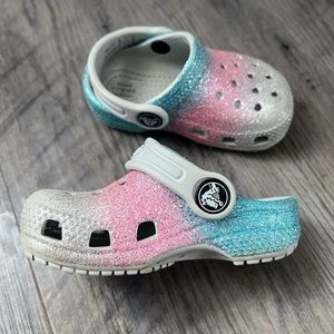 Kids Sparkly Crocs